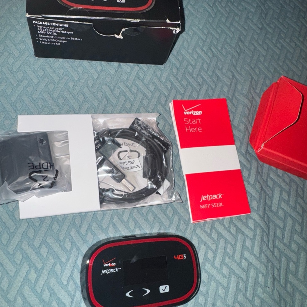 Verizon MiFi 5510L Jetpack 4G LTE Mobile Hotspot (Verizon Wireless) Black P7 New
